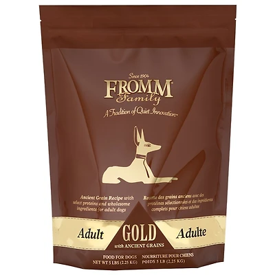 Fromm - Ancient Grains Adult Dry Dog Food – Supports Digestion,  Lean Muscle & Complete Nutrition – 5 lbs Bag