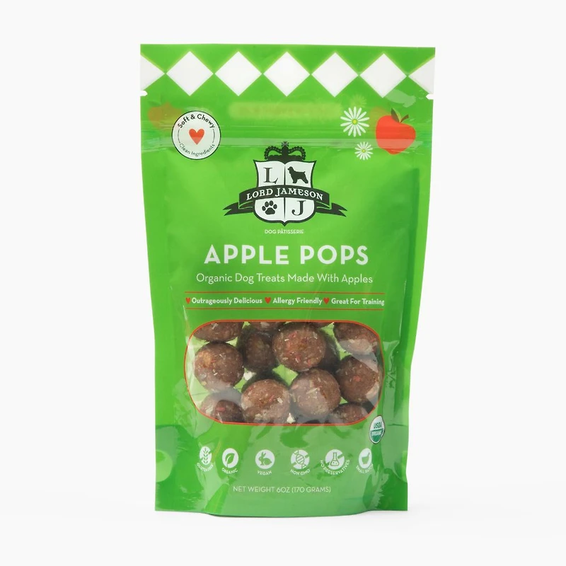 Lord Jameson - Organic Dog Treats - Apple Pops