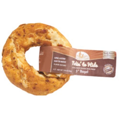 Nothin To Hide  - Dog Chew - Bagel Peanut Butter