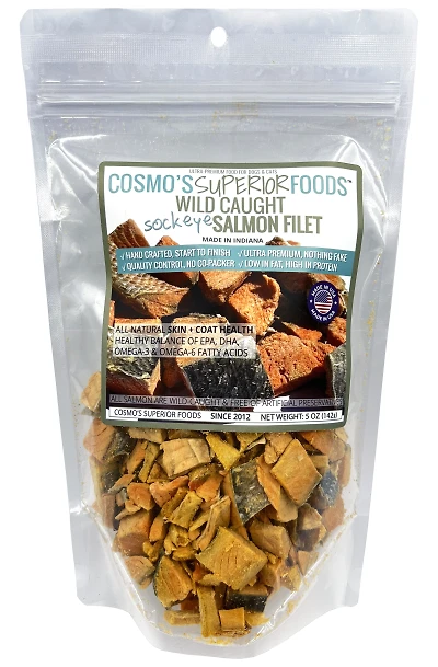 Cosmo's Superior Foods - Dog Treat - Sockeye Salmon Filets
