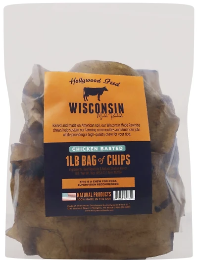 Wisconsin Made - Rawhide Chips - Chicken