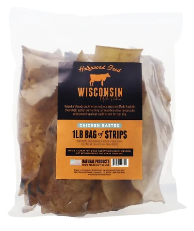 Wisconsin Made - Rawhide Strips - Chicken