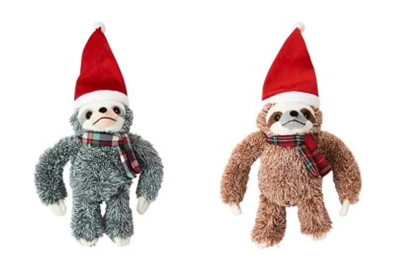 Spot - Dog Toy - Holiday Fun Sloth - Assorted