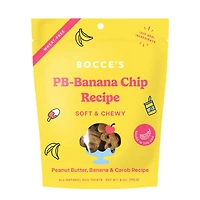 Bocce's Bakery - Soft & Chewy Dog Treats - PB-Banana Chip Recipe