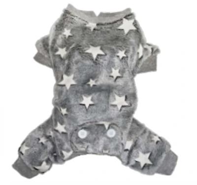 Fashion Pet - Shiny Star PJs - Gray