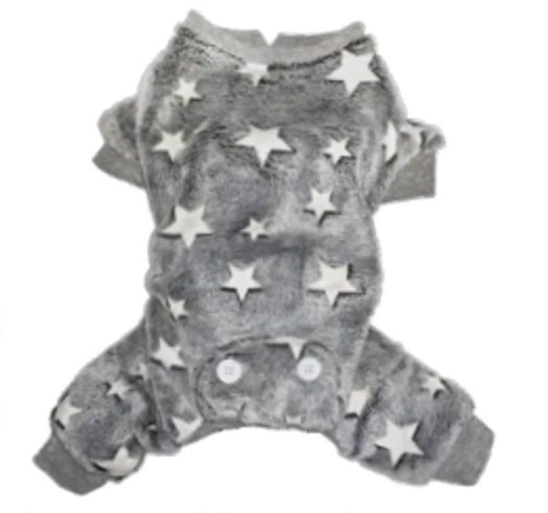 Fashion Pet - Shiny Star PJs - Gray