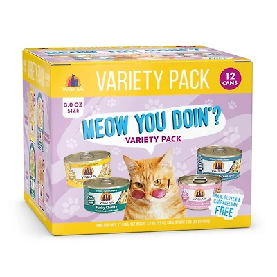 Weruva - Wet Cat Food - Meow You Doin? Chicken Variety Pack