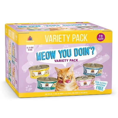 - Wet Cat Food - Meow You Doin? Chicken Variety Pack