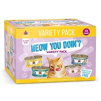 - Wet Cat Food - Meow You Doin? Chicken Variety Pack