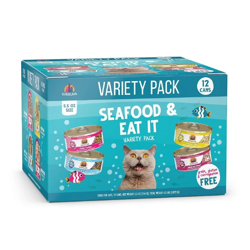 - Wet Cat Food - Seafood Eat It Variety