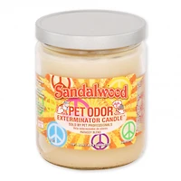 Specialty Pet - 13oz Candle - Pet Odor Exterminator with Enzymes - Sandalwood Scent