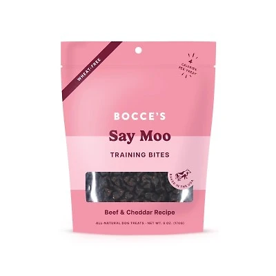 Bocce's Bakery - Training Bites Dog Treats - Say Moo