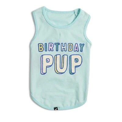 Hotel Doggy - Dog Shirt - Blue Birthday Pup