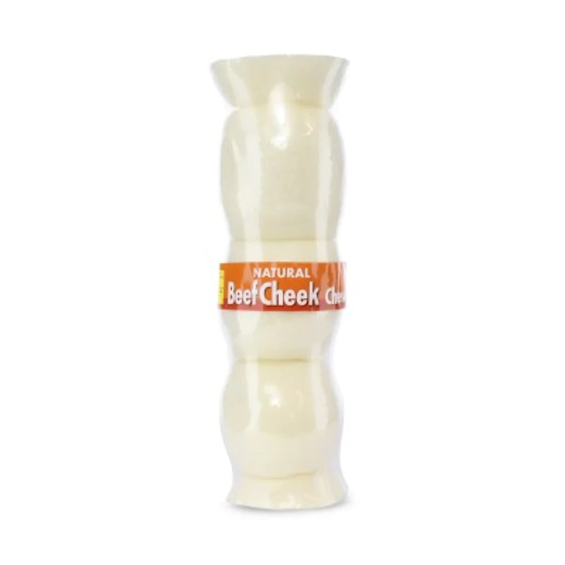 - Highly Digestible Natural Beefhide Dog Chew - Cheek Roll - Natural Source Of Collagen - Supports Dental Health