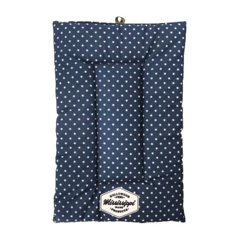 Snoozepad Dog Crate Mat - Mini Star Navy