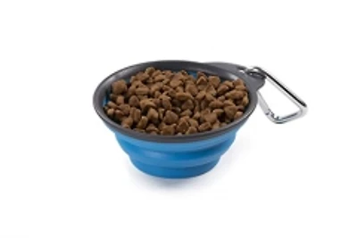 Dexas - Pet Bowl - Blue Travel Bowl