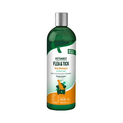 Vet's Best - Flea & Tick Advanced Strength Dog Shampoo - Kills Fleas,  Flea Eggs & Ticks