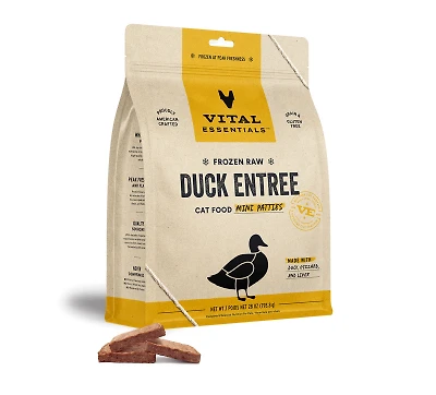 Vital Essentials - Raw Cat Food - Duck Mini Patties