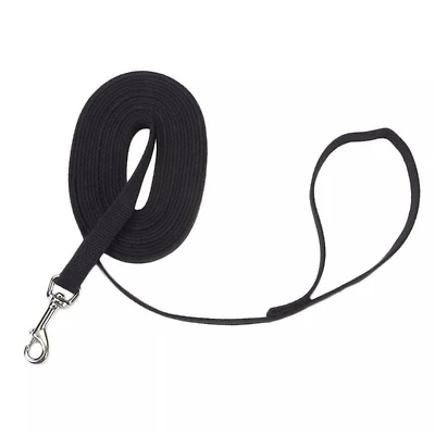 Coastal - Cotton Dog Training Leash - Train Right! Black