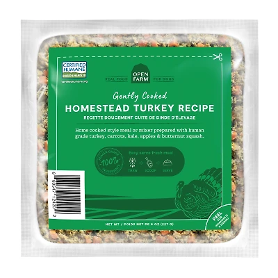 Open Farm - Frozen Dog Food - Gently Cooked Homestead Turkey