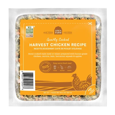 Open Farm - Frozen Dog Food - Gently Cooked Harvest Chicken