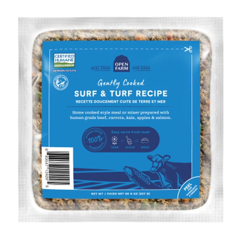 Open Farm - Frozen Dog Food - Gently Cooked Surf & Turf