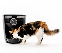 Whisker - Pet Feeder-Robot - Black with Smoke Hopper