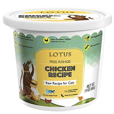 - Frozen Cat Food - Free Range Chicken