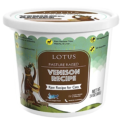 - Frozen Cat Food - Venison Recipe