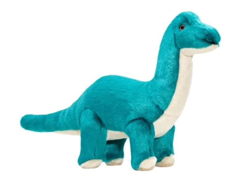 Fluff & Tuff - Plush Dog Toy - Soft Fabric with Tuffweb Mesh for Snuggles & Play - Ross Brachiosaurus