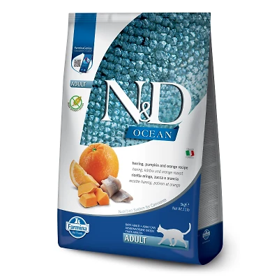 - Dry Cat Food - Herring & Pumpkin Adult