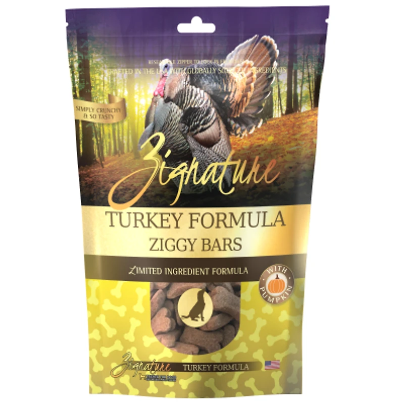 Zignature - Dog Treats - Turkey Ziggy Bars