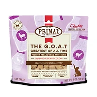 Primal - Freeze Dried Raw Cat Treat - All Natural with Probiotics - The G.O.A.T. Chicken & Goat Milk