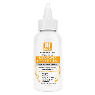 Nootie - Pet Grooming - Medicated Pet Ear Flush
