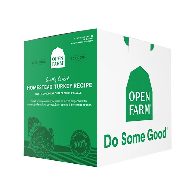 - Frozen Dog Food - Gently Cooked Homestead Turkey