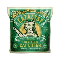 Catalyst - Lightweight Upcycled Soft Wood Cat Litter - Natural Odor Control & Low Dust Clumping Performance - Healthy Cat