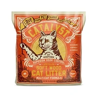 Catalyst - Lightweight Upcycled Soft Wood Cat Litter - Natural Odor Control & Low Dust Clumping Performance - Multi Cat