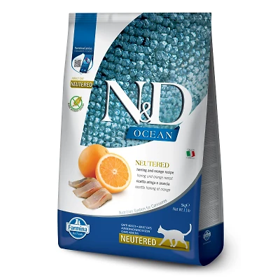 - Dry Cat Food - Herring & Orange Neutered Cat