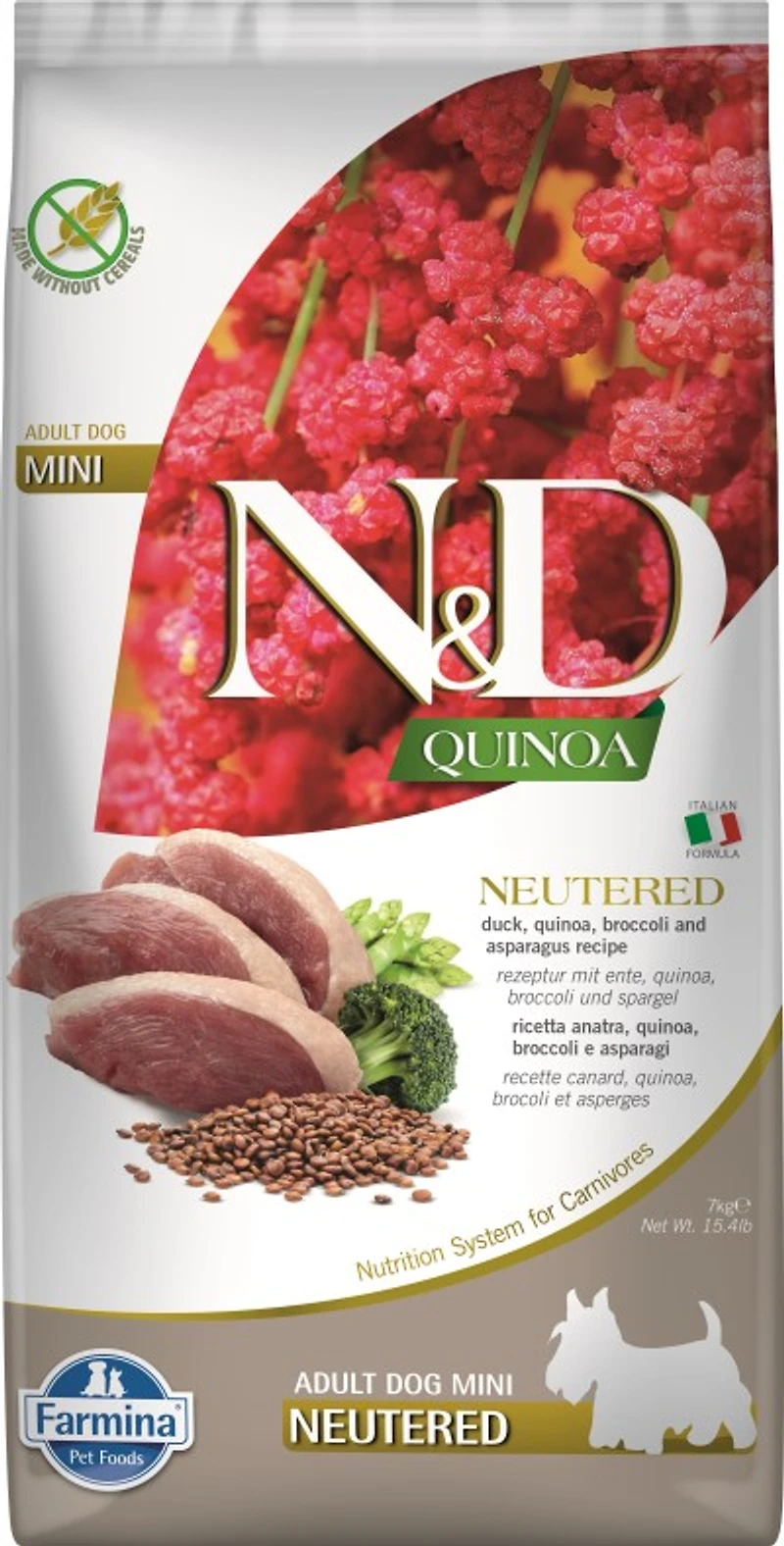 Farmina - Dry Dog Food - Duck, Broccoli