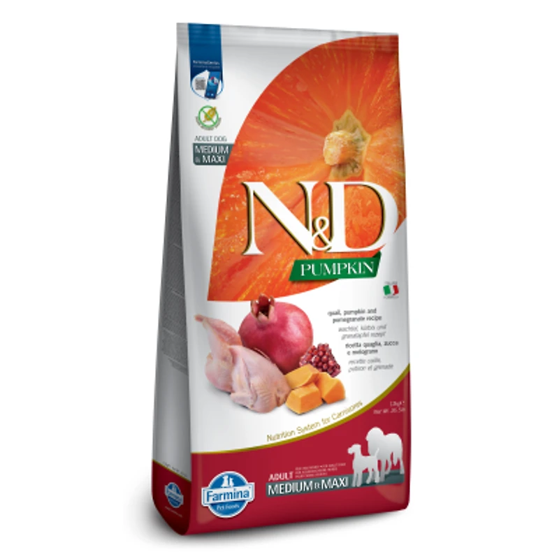 Farmina - Dry Dog Food - Quail & Pomegranate Med/Maxi Adult