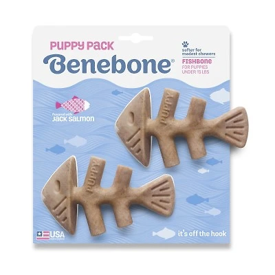 Benebone - Puppy Chew Toy - Fish Bone
