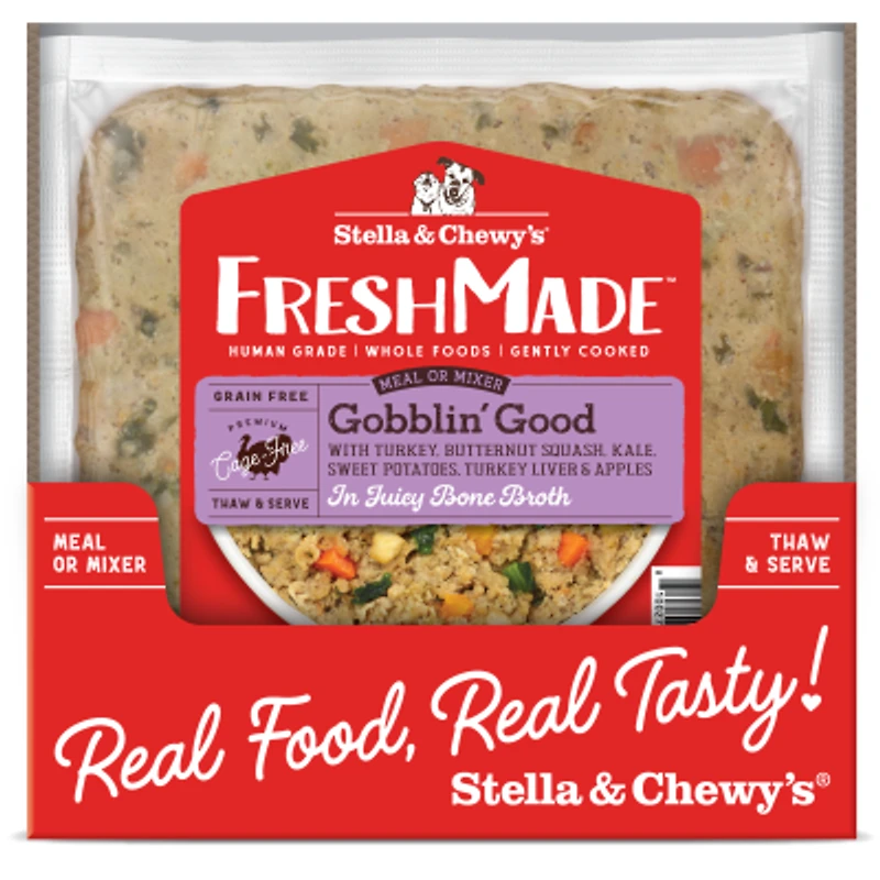 Stella & Chewy's - Frozen Dog Food - Freshmade Gobblin' Good