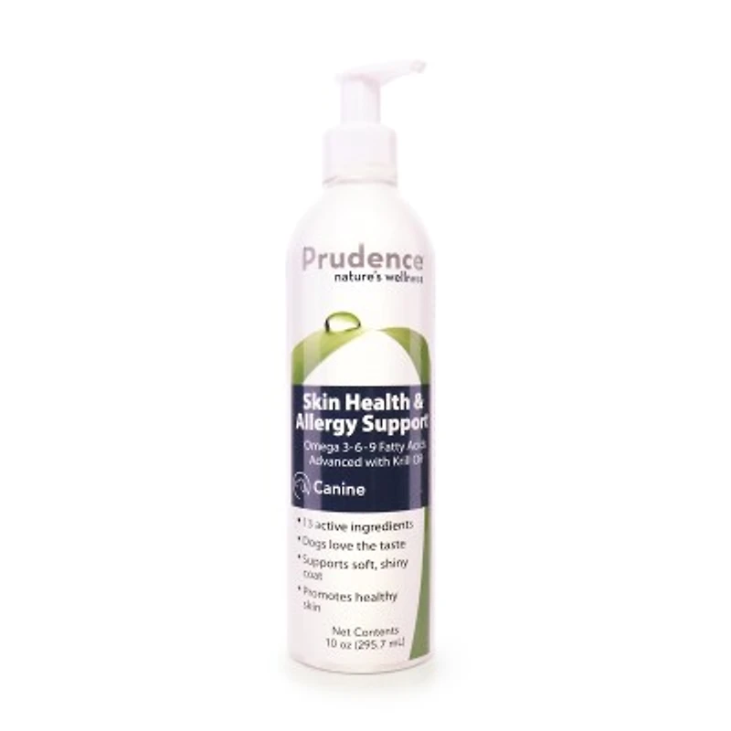 Prudence - Dog Supplement - Omega 3 Itch & Dry Coat Help - Skin & Allergy Support with Krill Oil