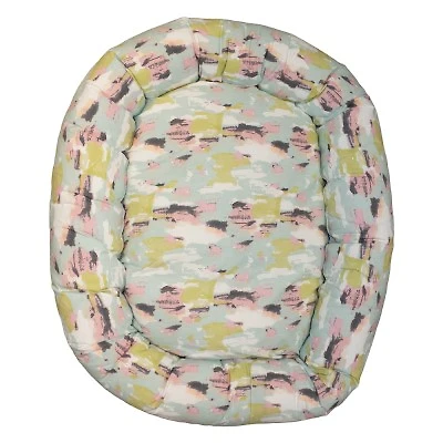 Ultra Soft Donut Dog Bed - Washable Cover & Supportive Design for Comfort - Limited Edition Cotton - Small