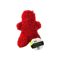 HuggleHounds - Dog Toy - Red HuggleFleece Man