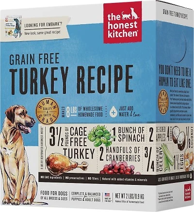 Honest Kitchen - Dog Food - Grain Free Turkey