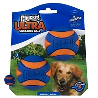 - Dog Toy - Ultra Squeaker Ball - 2 Pack