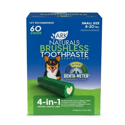 Ark Naturals - Dog Dental Treats - Brushless Toothpaste Chews Value Box
