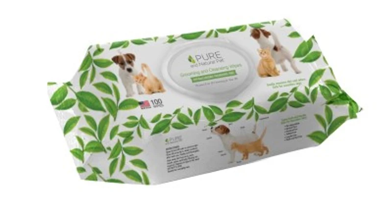 Pure and Natural Pet - Cat and Dog - Unscented Wipes