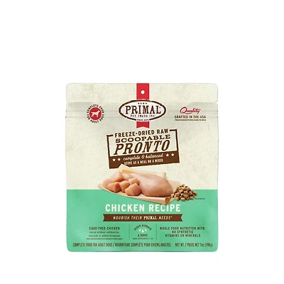 Primal - Dog Food - Freeze Dried Chicken Pronto